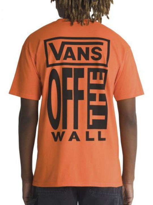 Vans T-shirt Bărbătesc cu Mânecă Scurtă Portocaliu