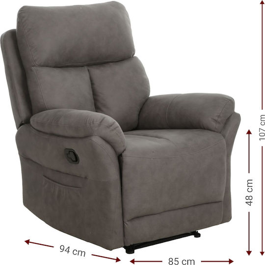 Vex Relaxsessel Gray 85x94x107cm