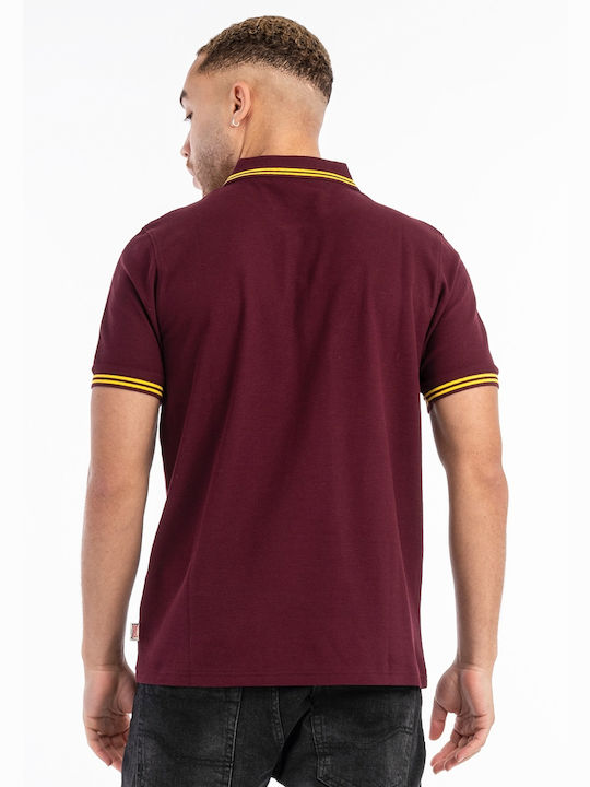 Lonsdale Men's Blouse Polo Burgundy