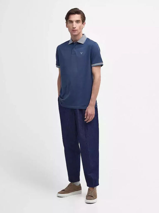 Contrast Polo Bluză Albastră