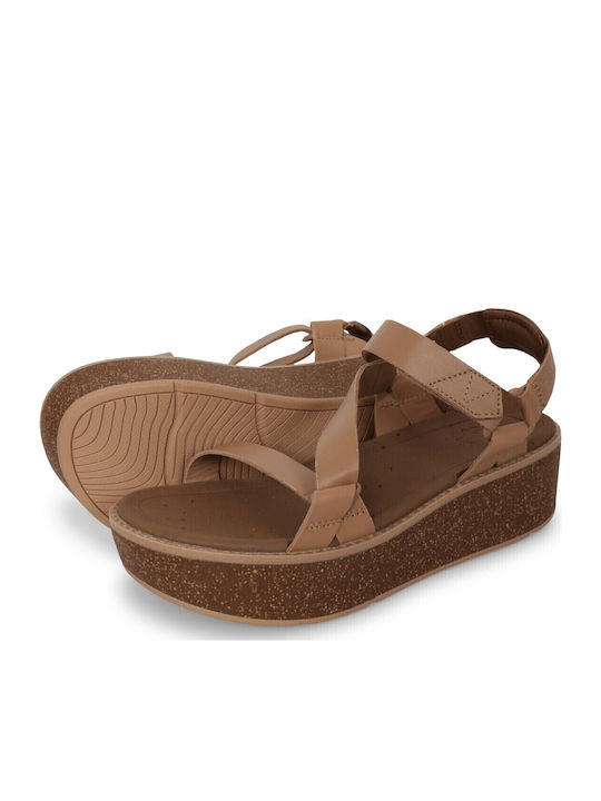 Teva Brown Platforms