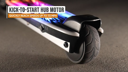 Razor Color Rave Trotinetă Electrică Pentru Copii Cu Viteză Maximă De 12km/h Și Autonomie De 6km În Culoare Argintie