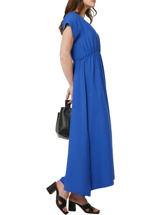 C'est Beau La Vie Maxi Hemdkleid Kleid Blue Indigo