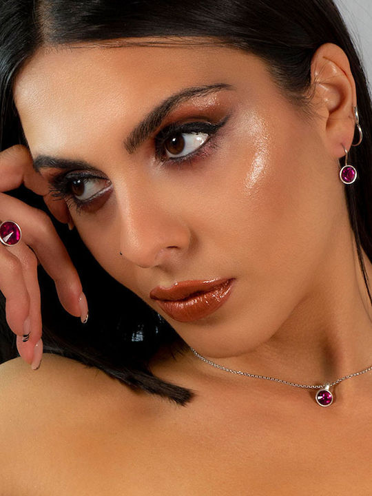 Theodora's Jewellery Earrings made of Silver Gold Plated with Stones