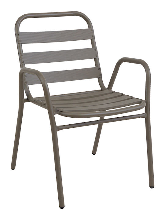 Pakketo Gartenstühle Metallisch Sussie Ecru 45x62x76cm