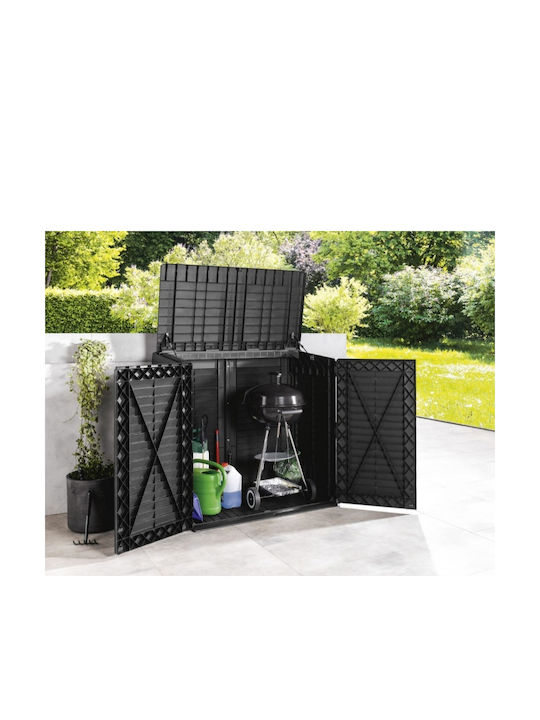 Outdoor Storage Box 780lt Black L117xW74xH110cm