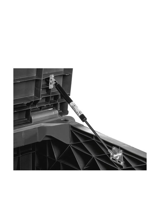 Außenlagerbox aus Polypropylen 780Es Schwarz L117xB74xH110cm
