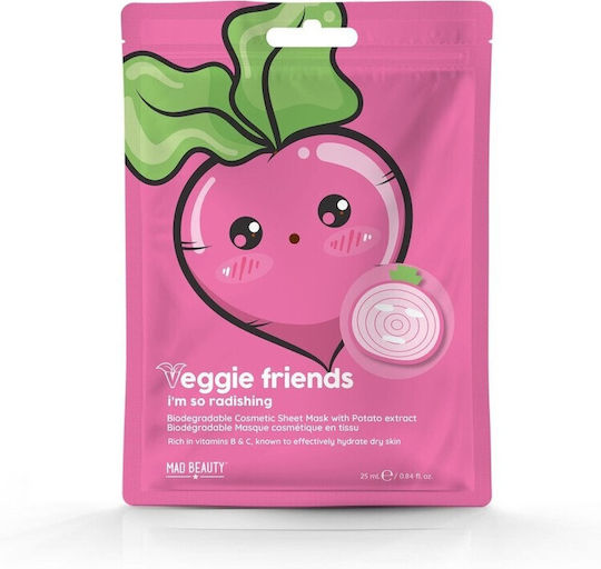 Mad Beauty Veggie Friends Salad Bowl Face & Eye Masks 4 Pieces