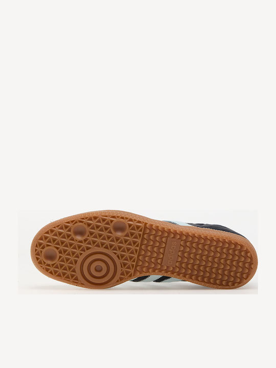 Samba OG Damen Sneakers Carbon / Almost Blue / Core White
