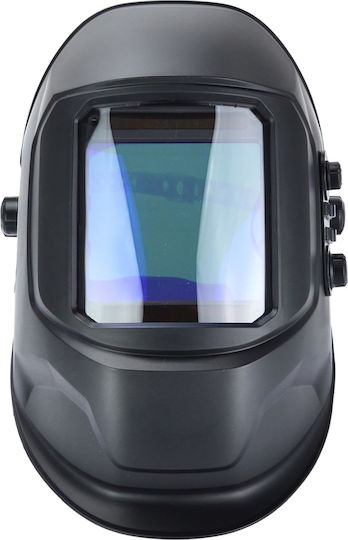 Geko Mască Electronică de Sudură cu Câmp Vizual 93x93mm Neagră