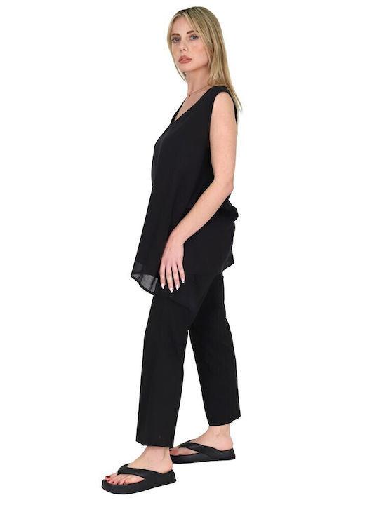 Aquablue Women's Top Beachwear Black