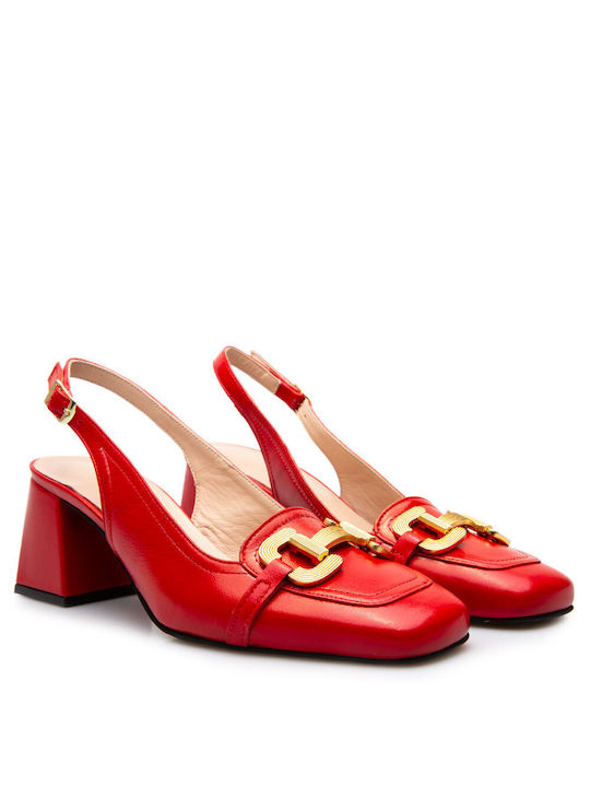 Labrini Patent Leather Red Heels