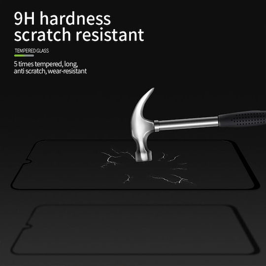 Pinwuyo Redmi A3 Pinwuyo 9h Full Face Tempered Glass Black (Xiaomi Redmi A3)