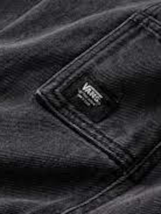 Мъжки Дънкови Панталони Карго с Relaxed Прилепване Black