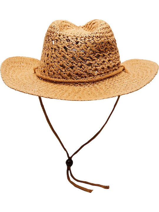 Funky Buddha Fabric Women's Hat Beige