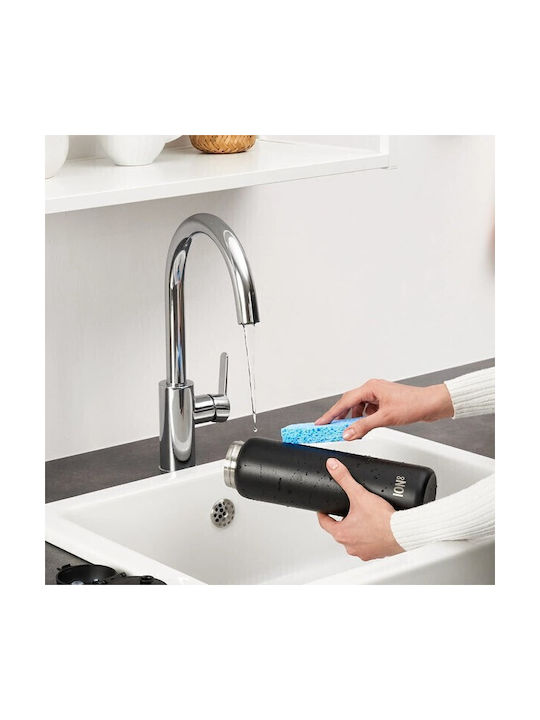 Ion8 Leak Proof Quench Water Bottle 1200ml Black