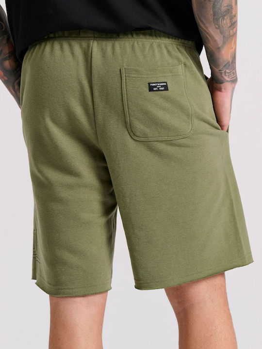 Funky Buddha Men's Athletic Shorts Xaki