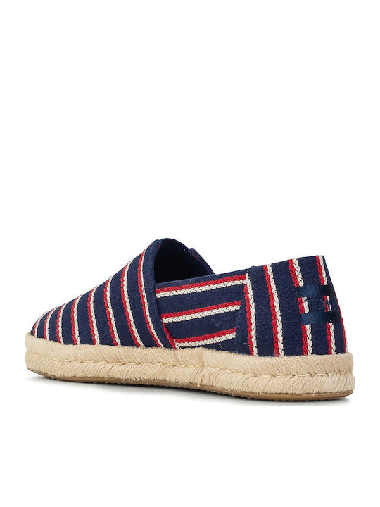 Aplargata Rope 2.0 Stripes Stoff Herren Espadrilles in Blau Farbe