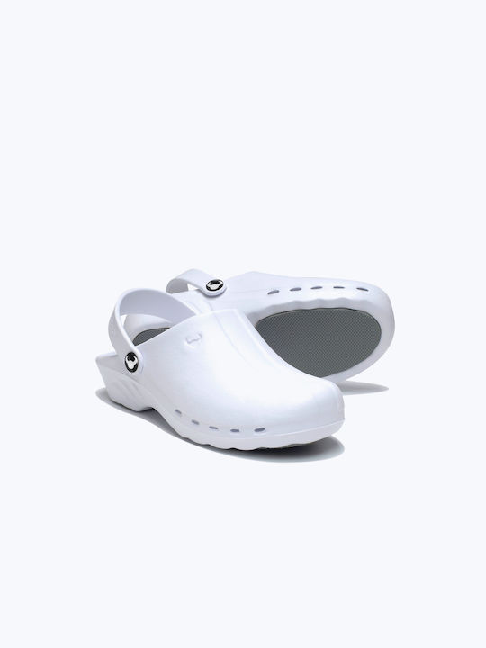 Suecos Anatomic Clogs White