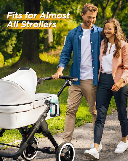 Uncle George Ποτηριού Bicycle Bottle Holder Compatible for General Purpose Stroller, Scooter, Skateboard 15x6.5cm
