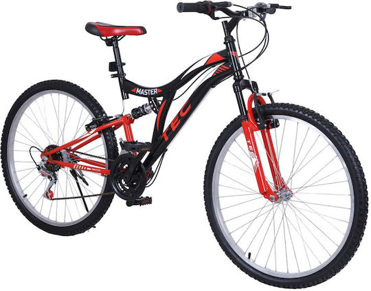 Umit Tec Master 26" Schwarz Mountainbike mit 21 Gängen