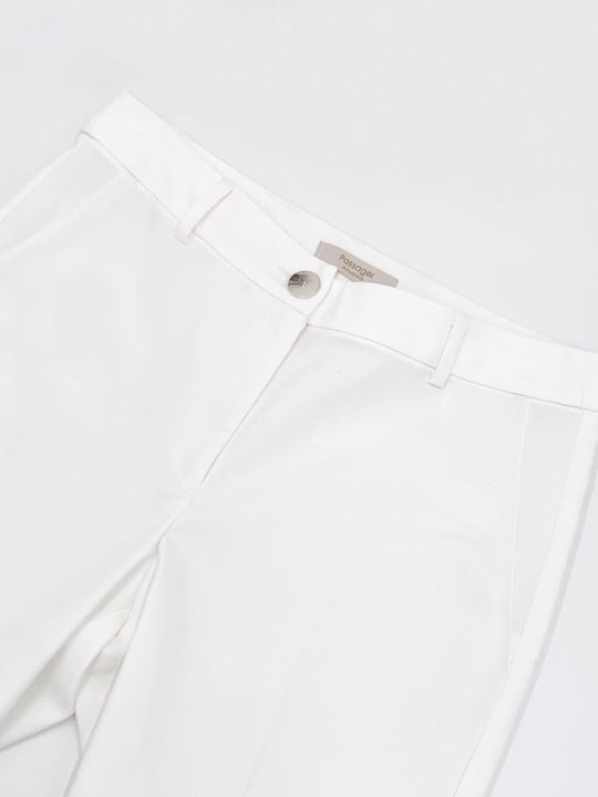 Passager Γυναικείο Υφασμάτινο Παντελόνι Λευκό