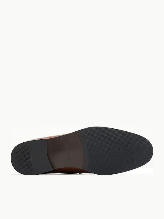 Δερμάτινα Ανδρικά Loafers σε Ταμπά Χρώμα