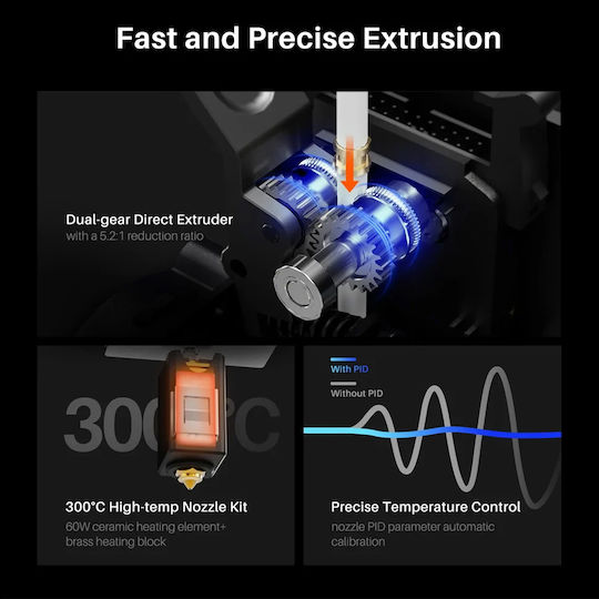 Elegoo Neptune 4 Max Zusammengebaut 3D Drucker mit Ethernet / USB / Wi-Fi Verbindung