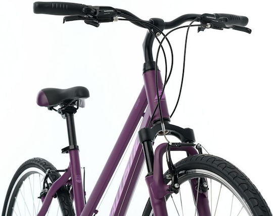 Ballistic Coaster 28" 2024 Violet Bicicletă Trekking cu 21 Viteze