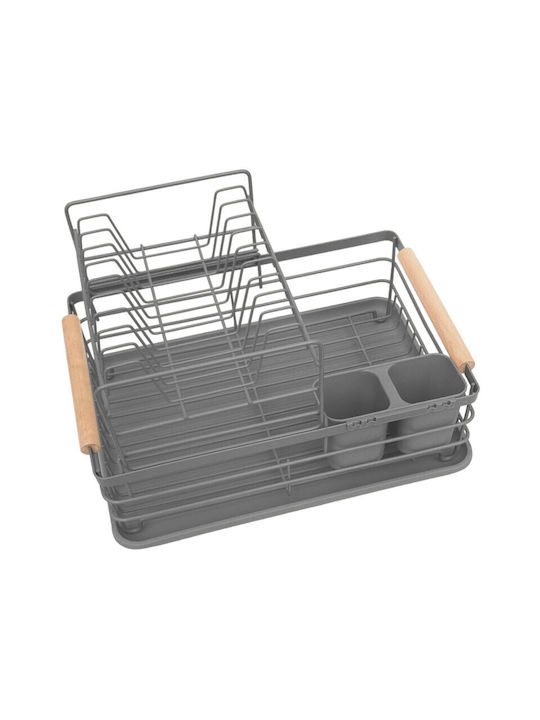 KING Hoff Metallic Gray Sink Strainer 43x32x27cm