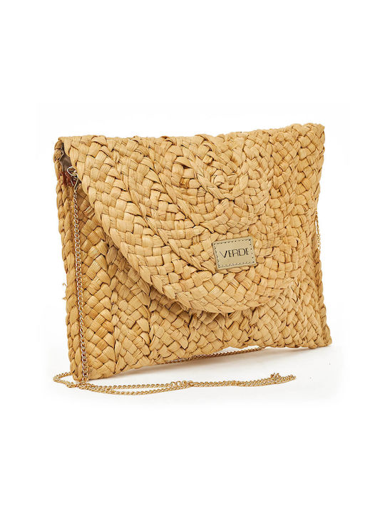 Verde Straw Beach Bag Beige