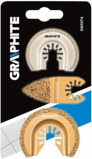 Graphite Λάμες Πριονιού 3τμχ