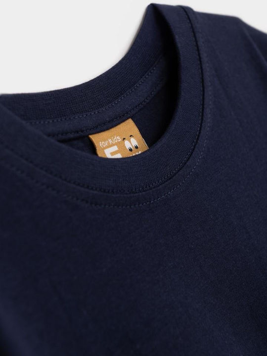 Kinder-T-Shirt Blau
