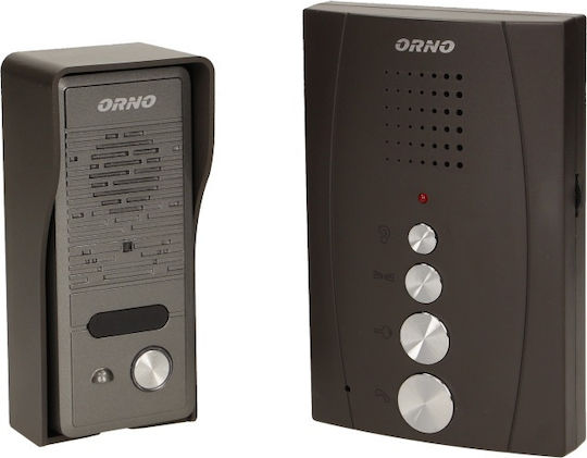 Orno Set Audio-Gegensprechanlage Schwarz