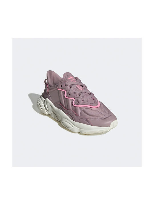 Adidas Kids Sports Shoes Running Ozweego Purple