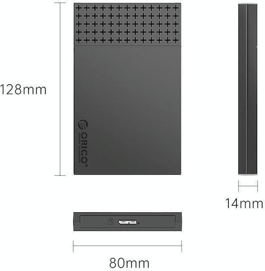Orico Θήκη για Σκληρό Δίσκο 2.5" SATA III με σύνδεση USB 3.0