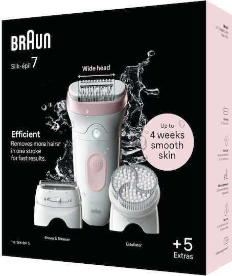 Braun Wet&Dry Epilator Set Epilator for Body & Bikini SE7-060