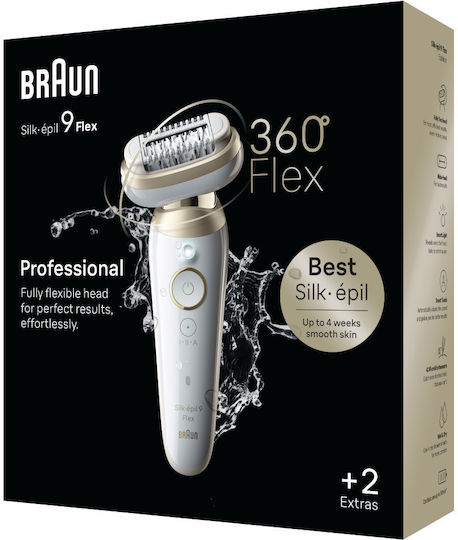 Braun Silk Epil 9 Flex Epilator Machine Epilator for Face & Body SES9-011/3D