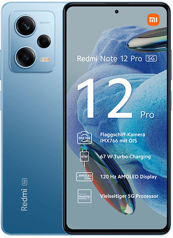 Xiaomi Redmi Note 12 Pro NFC 5G Dual SIM (8GB/256GB) Frosted Blue