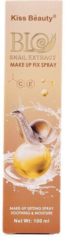 Spray de fixare a machiajului Extract de melc Kiss Beauty Snail 100 Ml