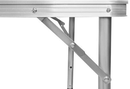 Campingmöbel Tischset für Camping Faltbar 120x70x60cm Weiß