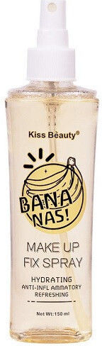 Moisturizing Anti-inflammatory Fixing Spray Kiss Beauty Bananas 150 Ml