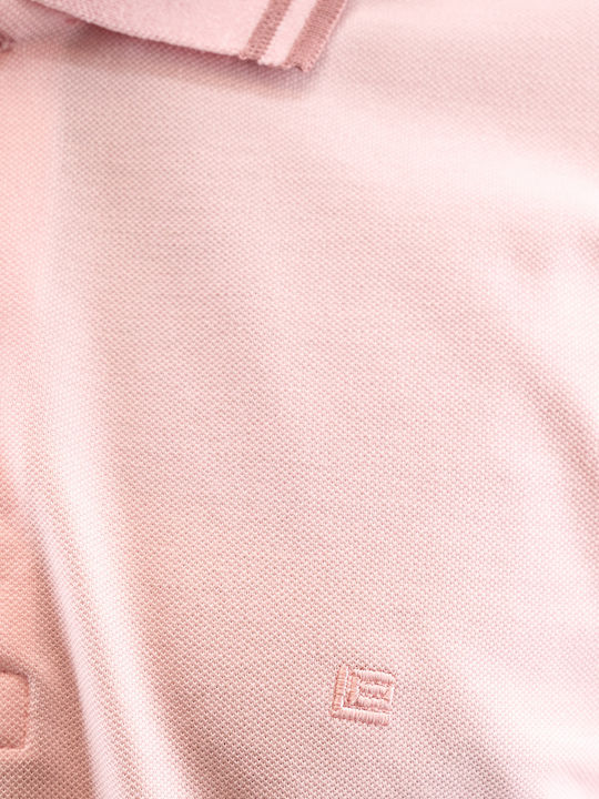 Polo Short Sleeve Pink Blouse