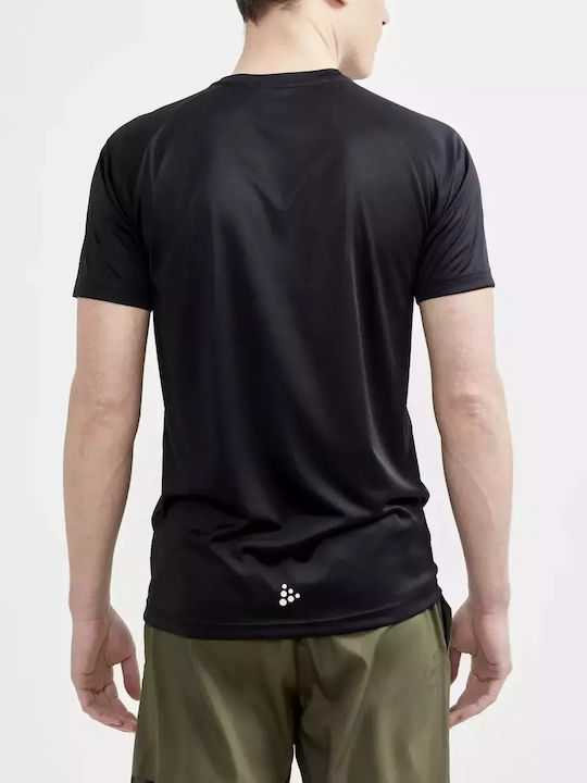 Craft Men's Athletic T-shirt Short Sleeve Black