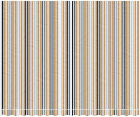 vidaXL Τεντόπανο Πολύχρωμο με Επίστρωση PU 3x4m