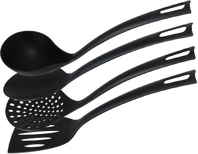 Quttin Cooking Utensil Set Black 4pcs