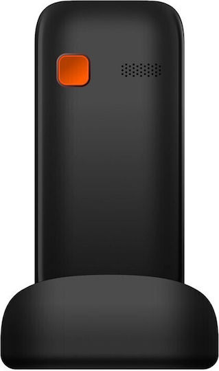 MaxCom Comfort MM426 Dual-SIM Handy mit Großen Tasten (Griechisches Menü) Schwarz