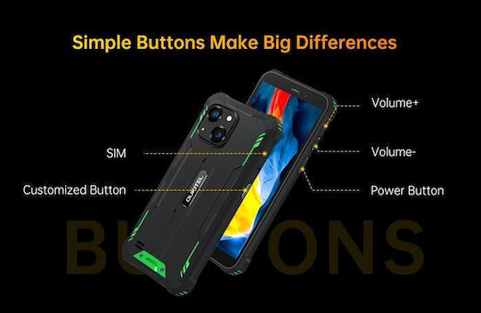 Oukitel WP32 Dual SIM (4/128GB) Ανθεκτικό Smartphone Μαύρο