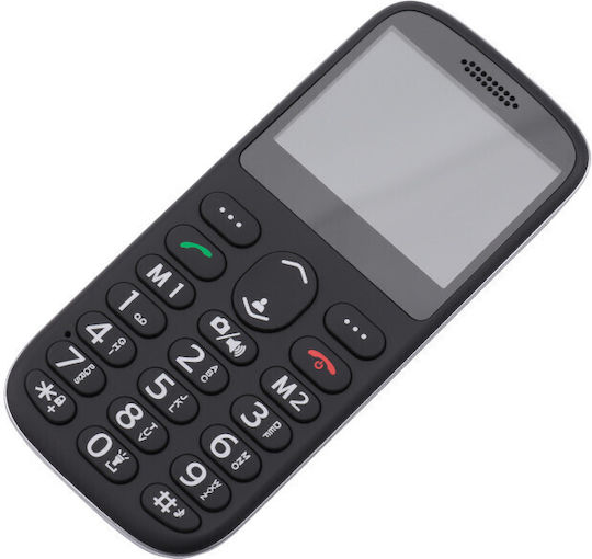 Olympia Sun Dual SIM Κινητό με Μεγάλα Κουμπιά Μαύρο