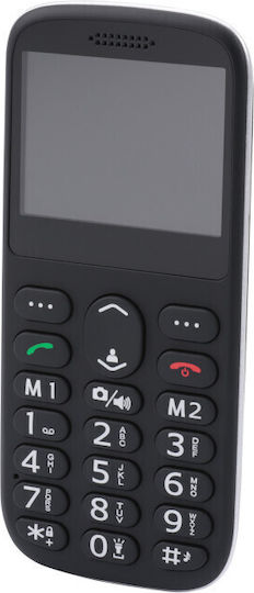 Olympia Sun Dual SIM Κινητό με Μεγάλα Κουμπιά Μαύρο